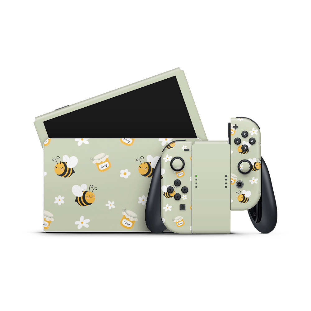 Honey Bees Nintendo Switch OLED Skin