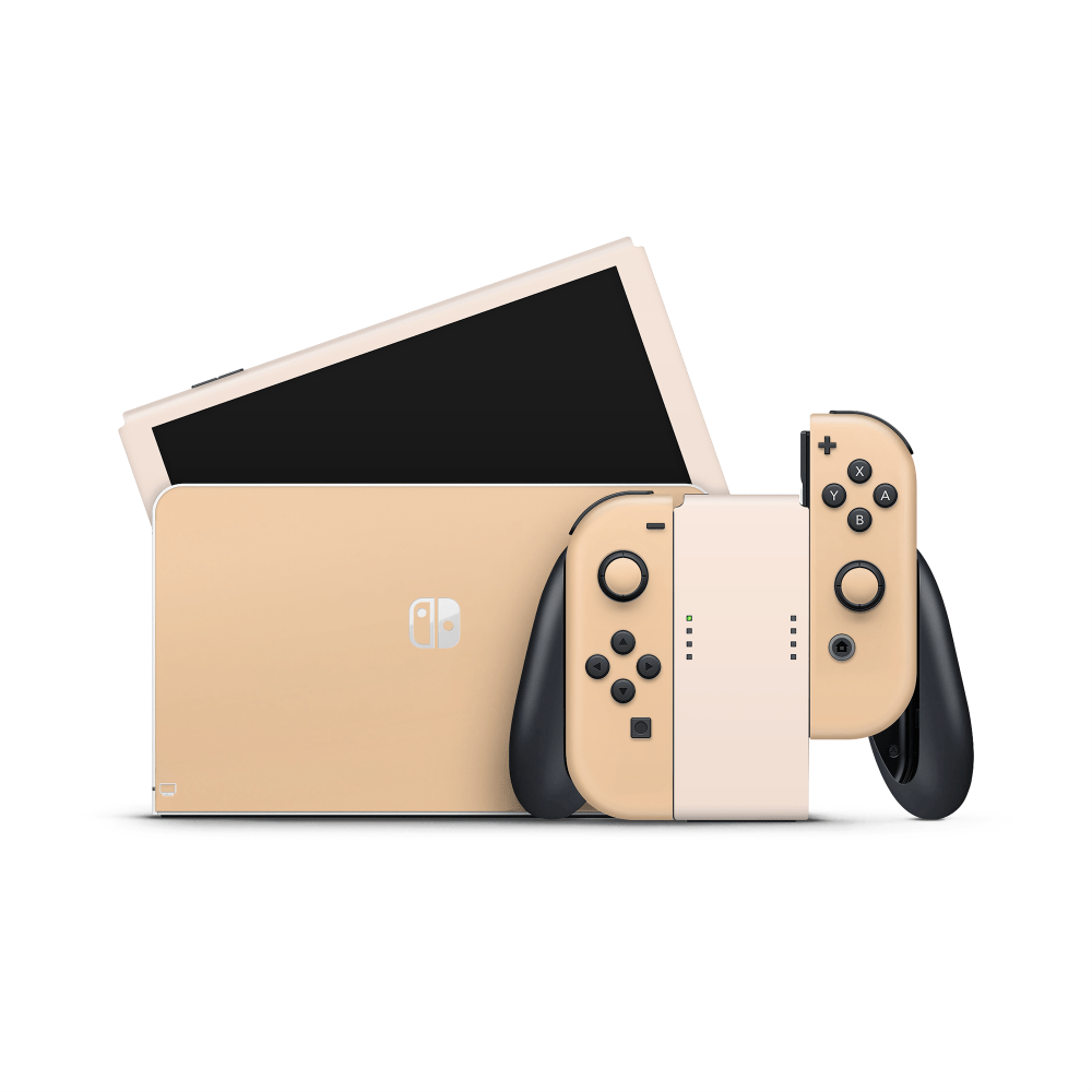 Creamsicle Nintendo Switch OLED Skin