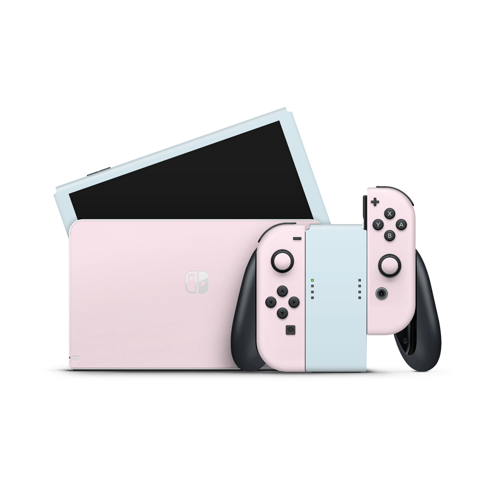 Cotton Candy Nintendo Switch OLED Skin