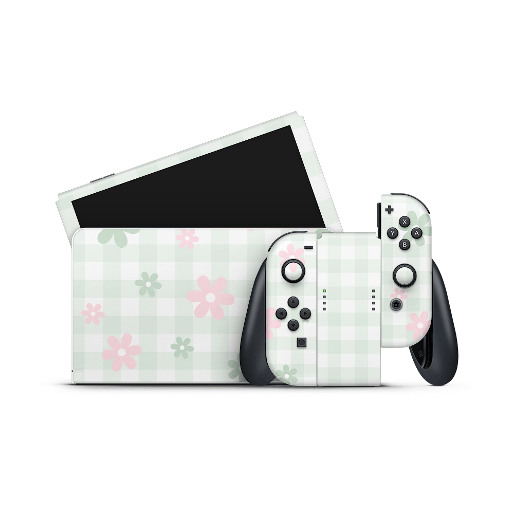 Peaceful Meadows Nintendo Switch OLED Skin