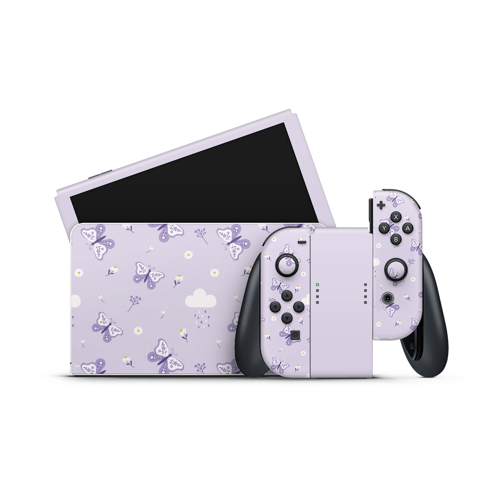 Butterfly Dreams Nintendo Switch OLED Skin