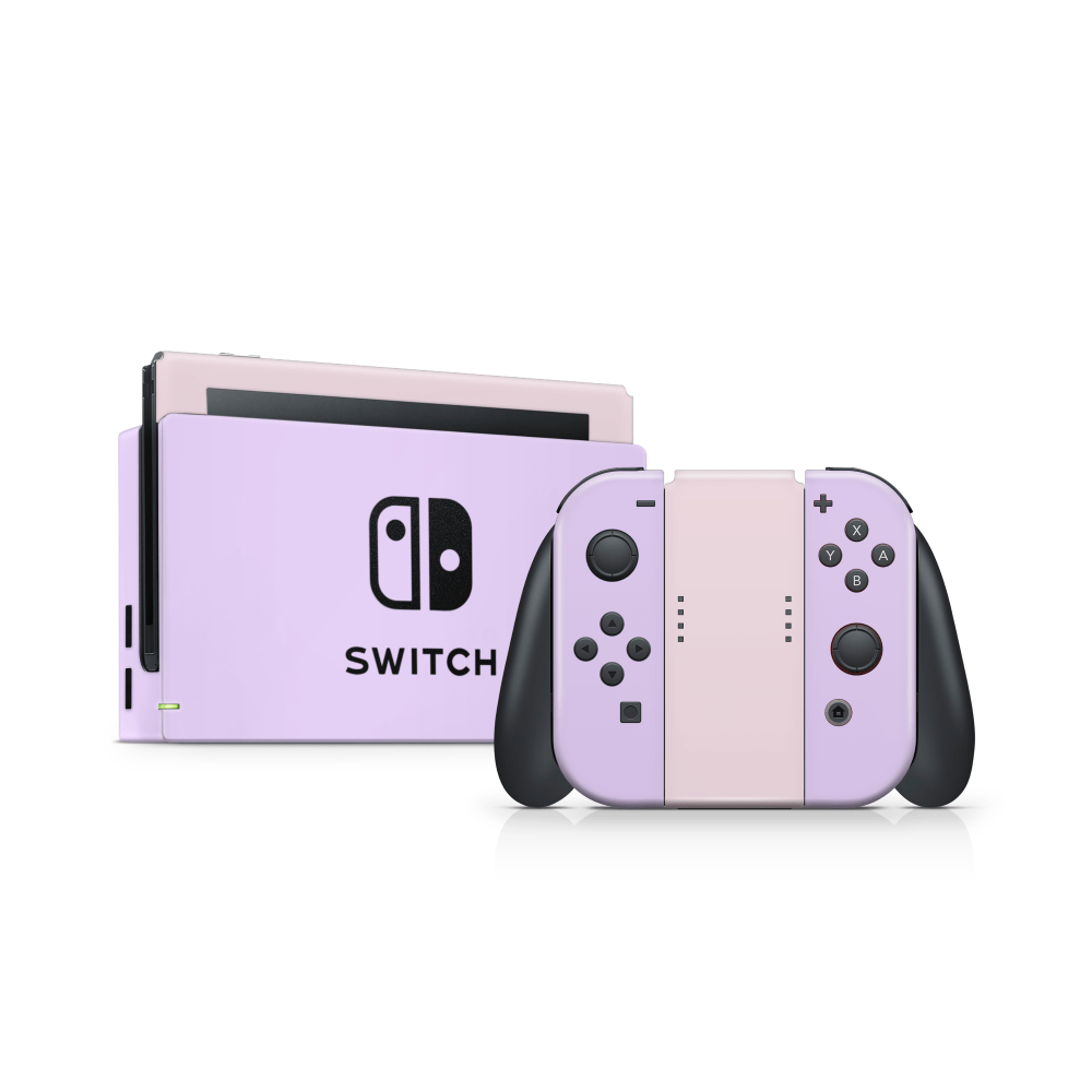 Ube Rose Swirl Nintendo Switch Skin