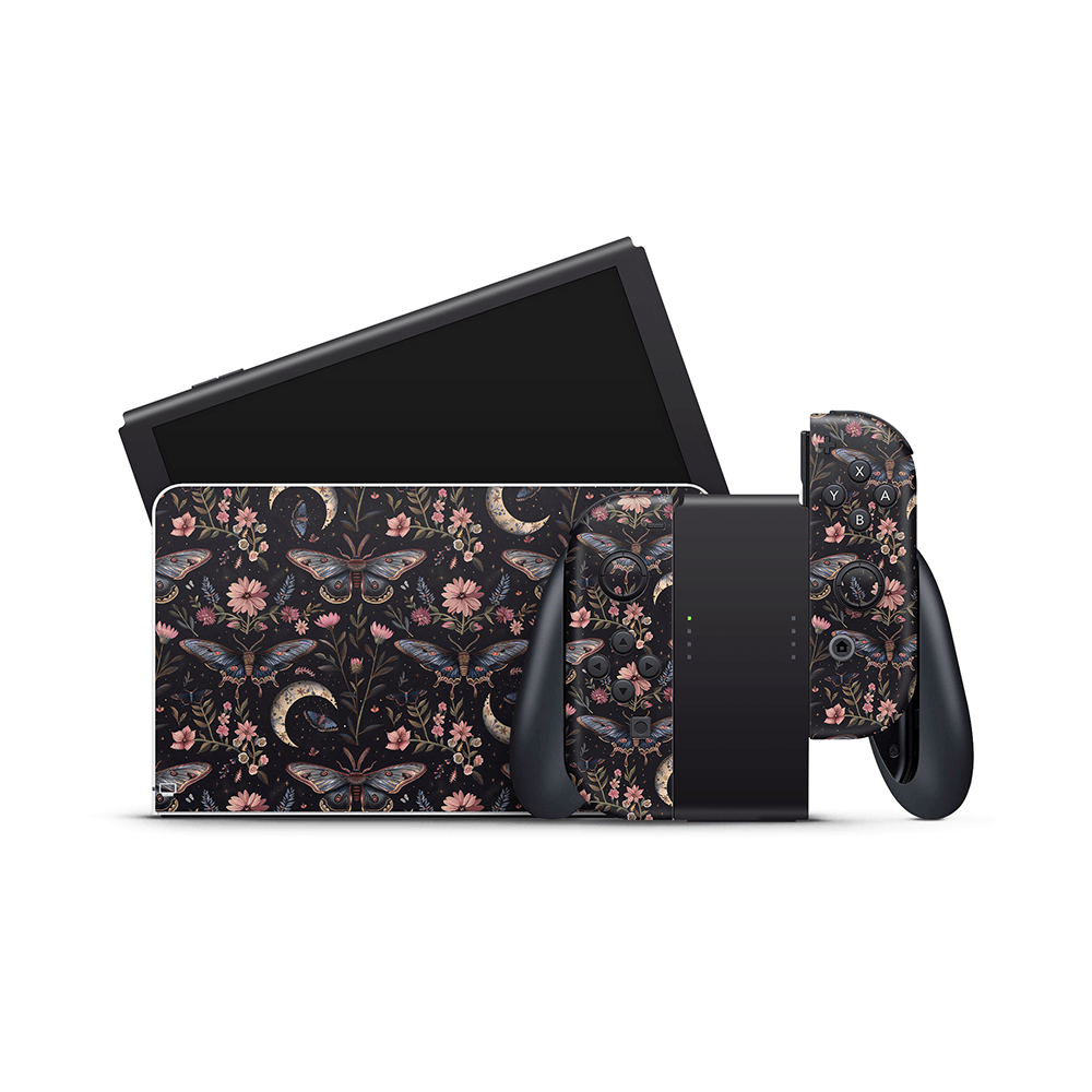 Boho Botanical Nintendo Switch OLED Skin