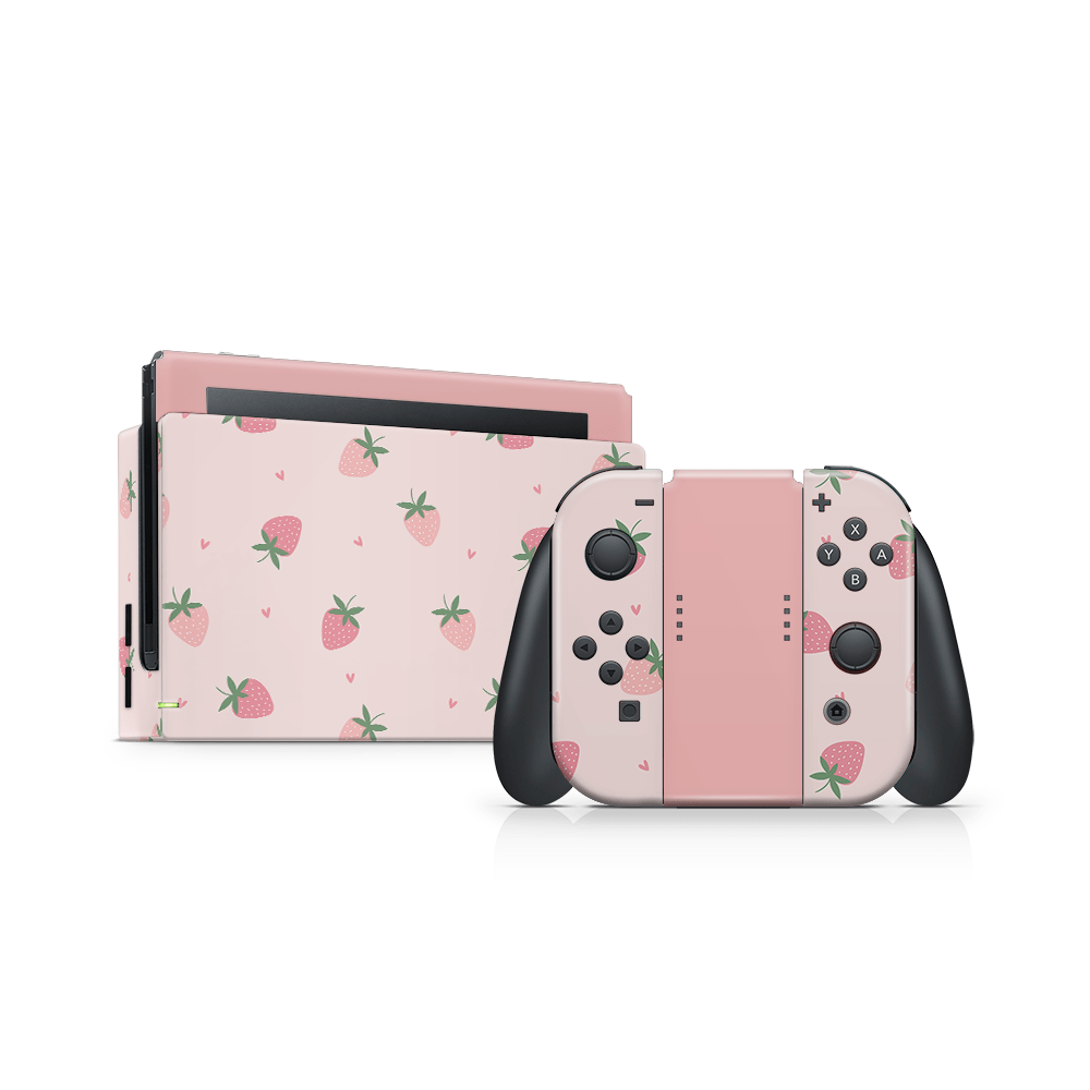 Strawberry Fields Nintendo Switch Skin