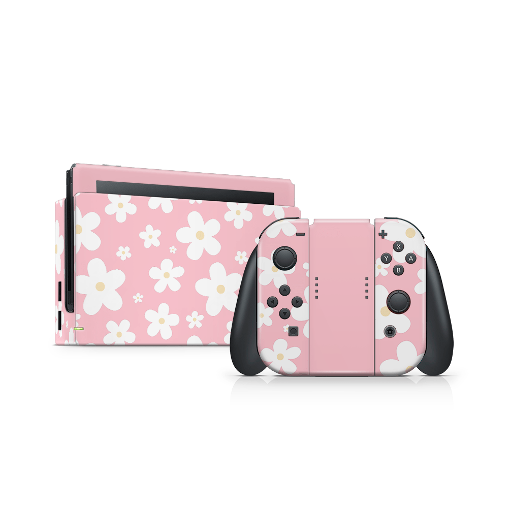 Sweet Daisies Nintendo Switch Skin