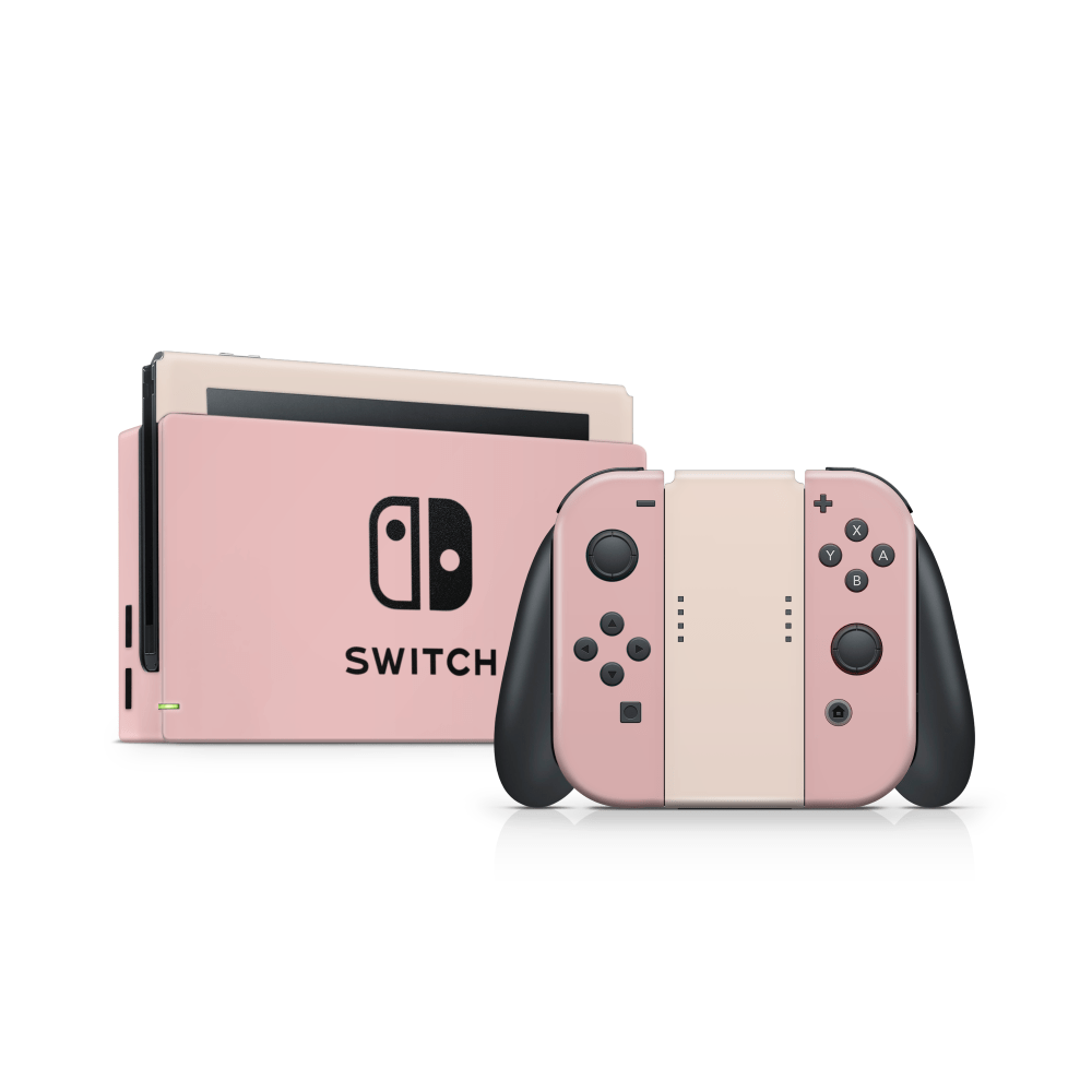 Strawberry Peach Soda Nintendo Switch Skin