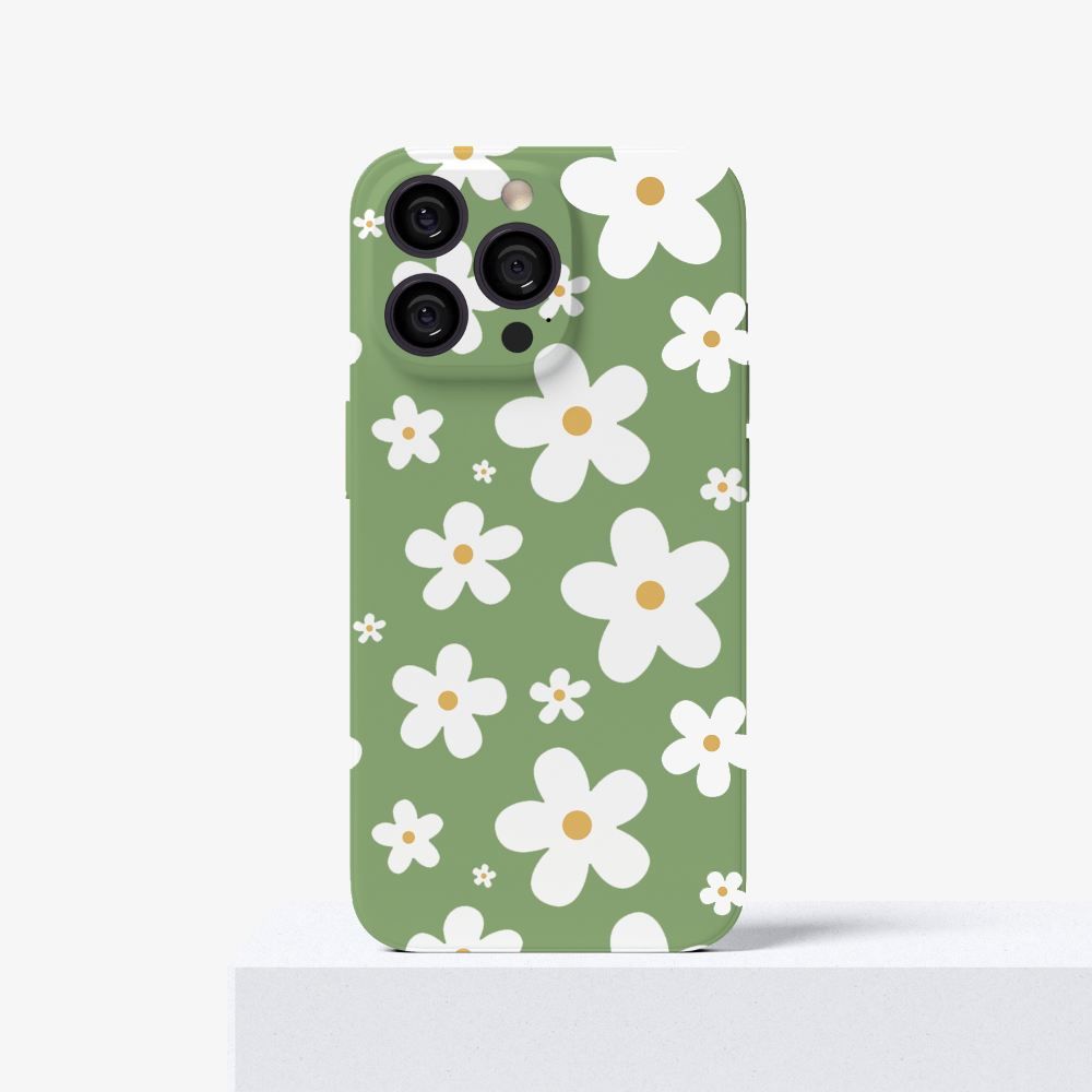 Verdant Daisies iPhone Cases