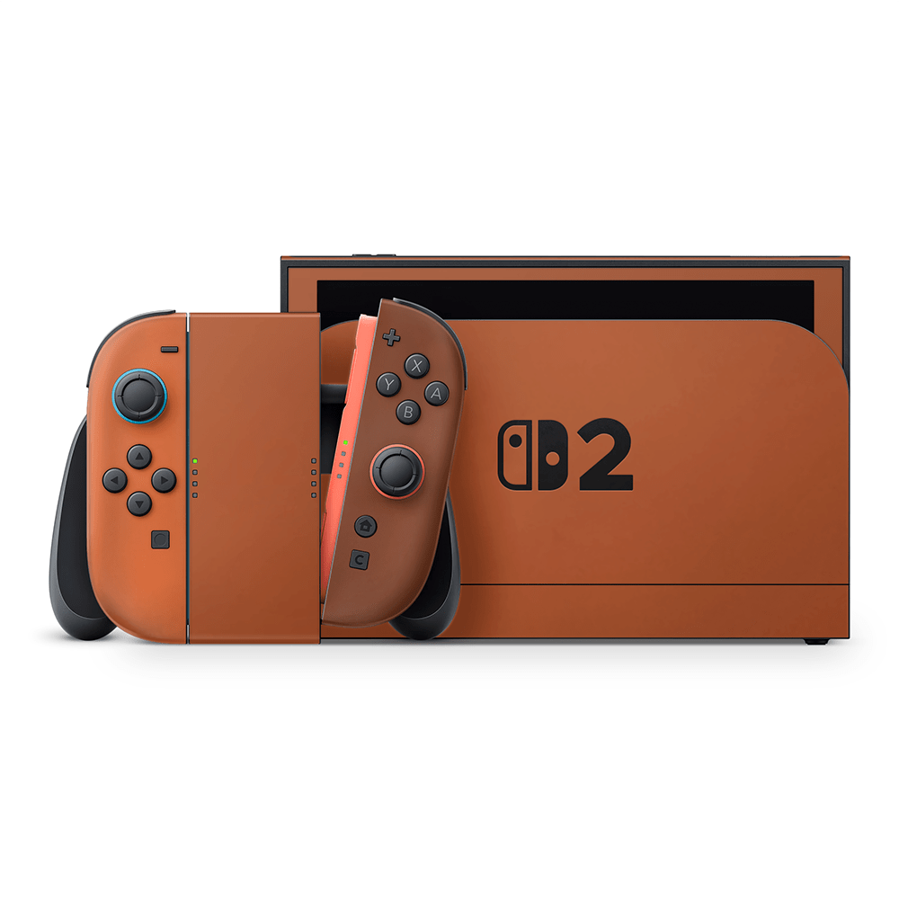 Burnt Orange Nintendo Switch 2 Skin