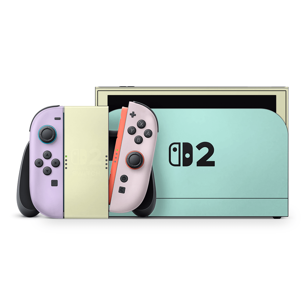 Retro Pastels Nintendo Switch 2 Decal Skin