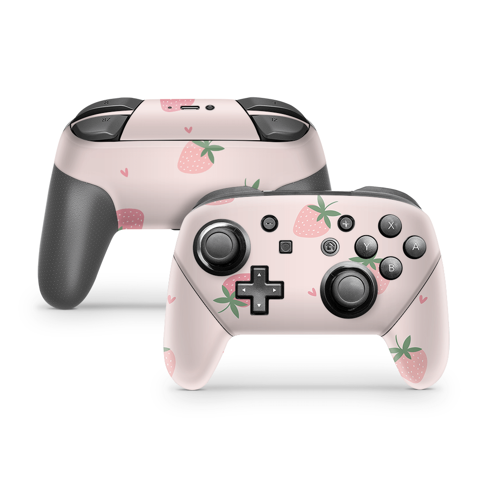 Strawberry Fields Nintendo Switch Pro Controller Skins