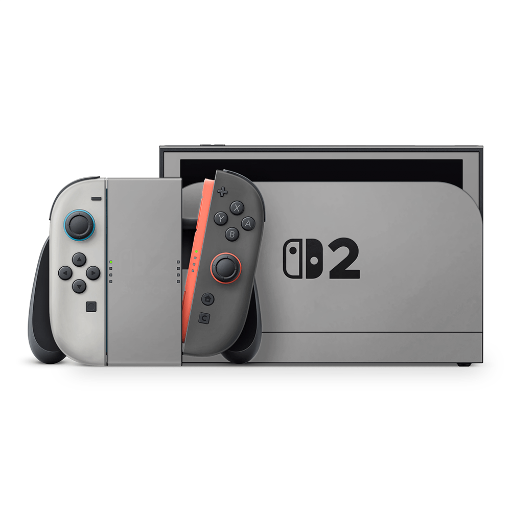 Faded Grey Nintendo Switch 2 Skin