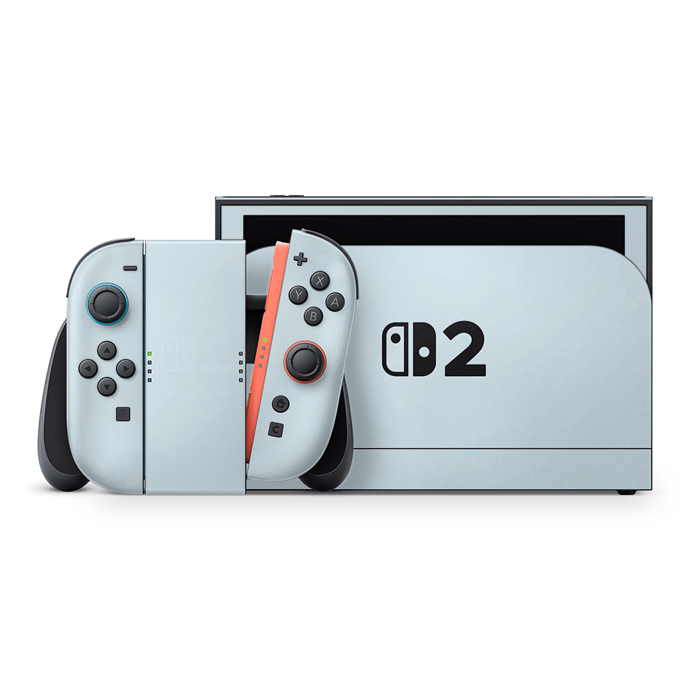 Icy Blue Nintendo Switch 2 Skin