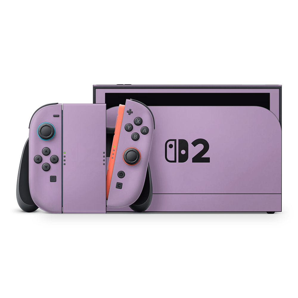 Orchid Purple Nintendo Switch 2 Decal Skin Orchid Purple Nintendo Switch 2 Decal Skin