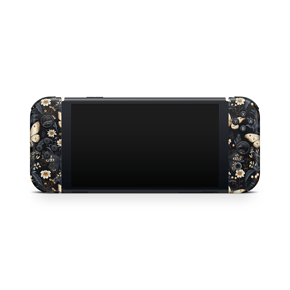 Midnight Flutter Nintendo Switch OLED Skin