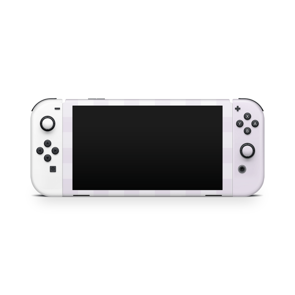 Lavender Blooms Nintendo Switch OLED Skin