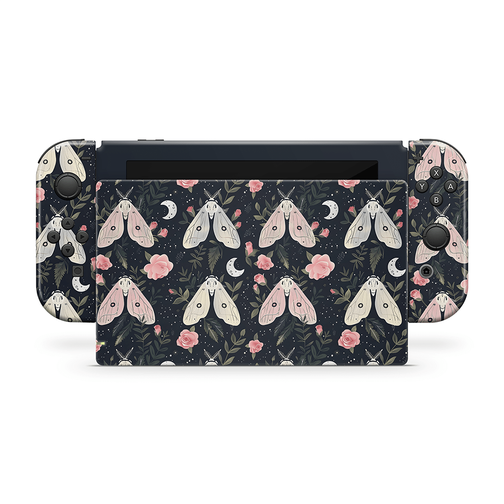 Gentle Moths Nintendo Switch Skin