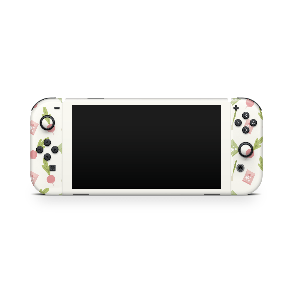 Budding Sprouts Nintendo Switch OLED Skin