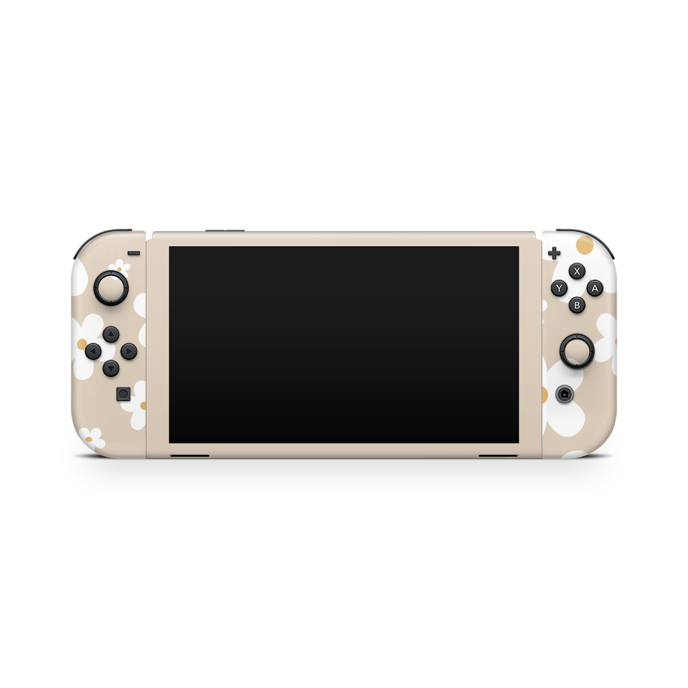 Simply Daisy Nintendo Switch OLED Skin