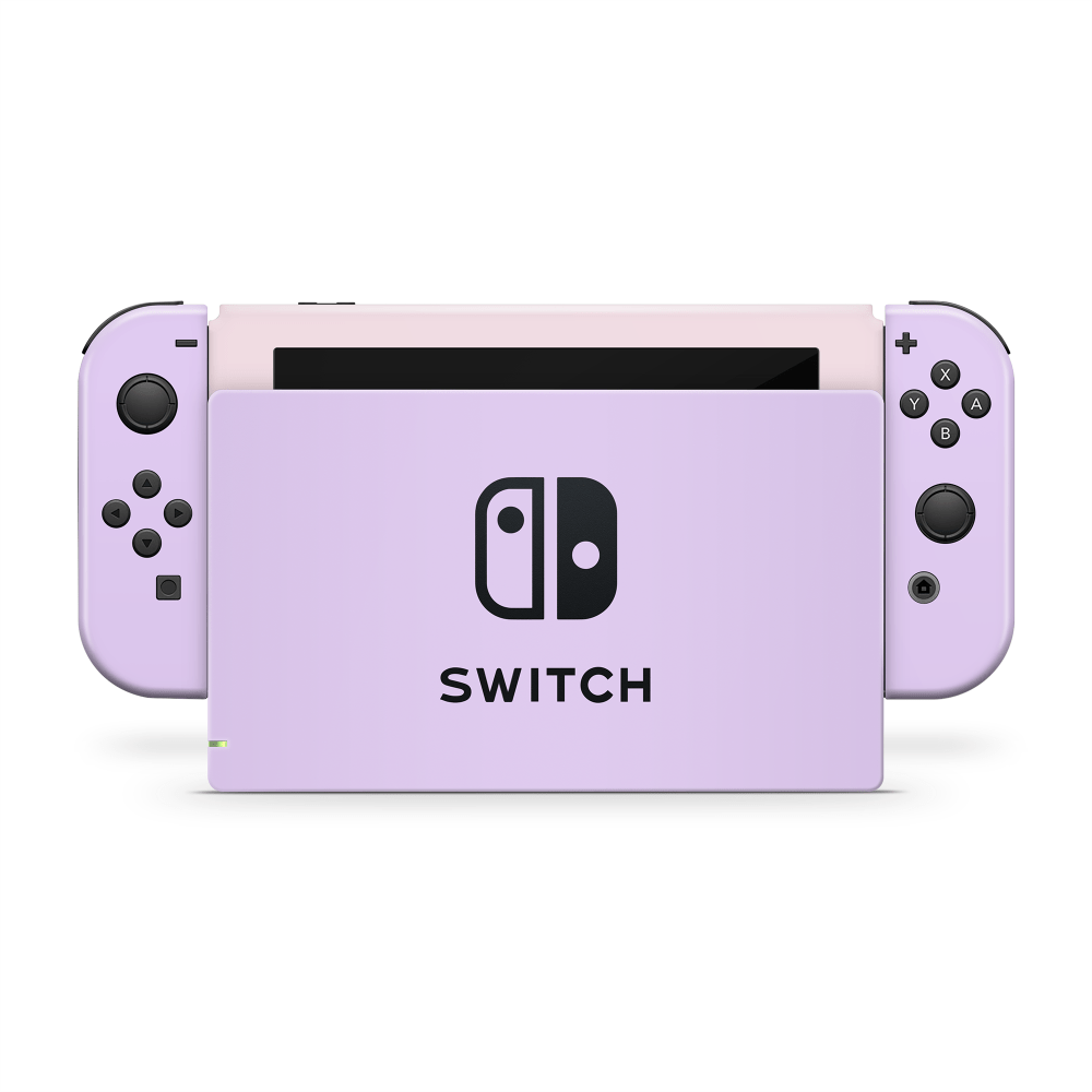 Ube Rose Swirl Nintendo Switch Skin