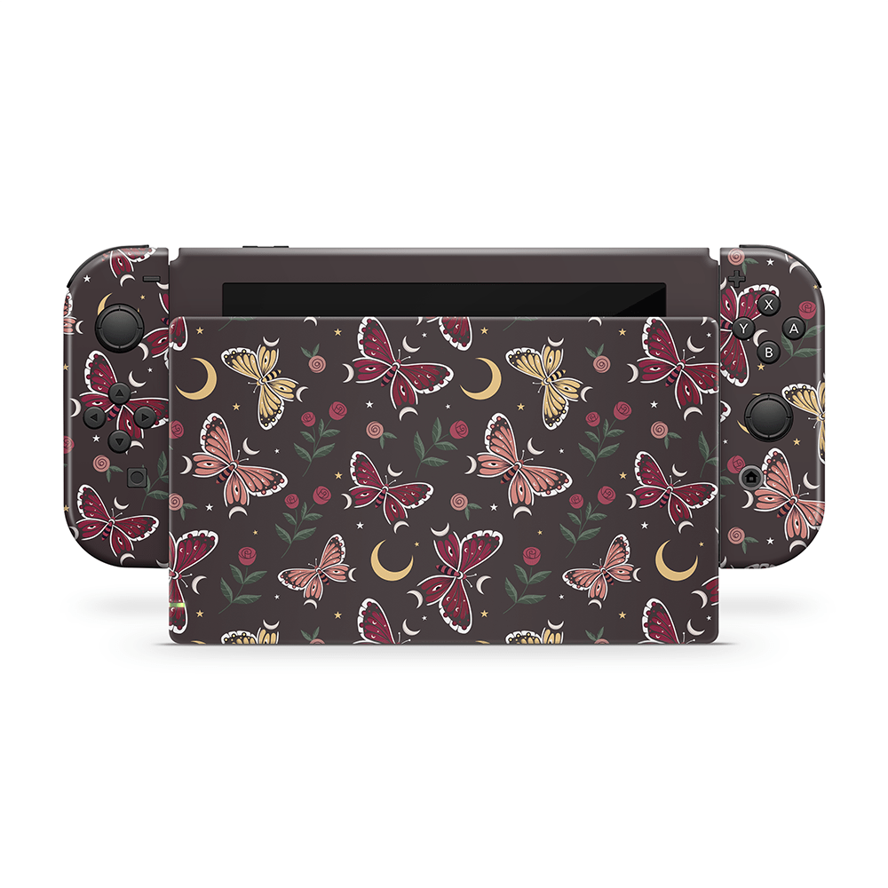 Moon Moths Nintendo Switch Skin