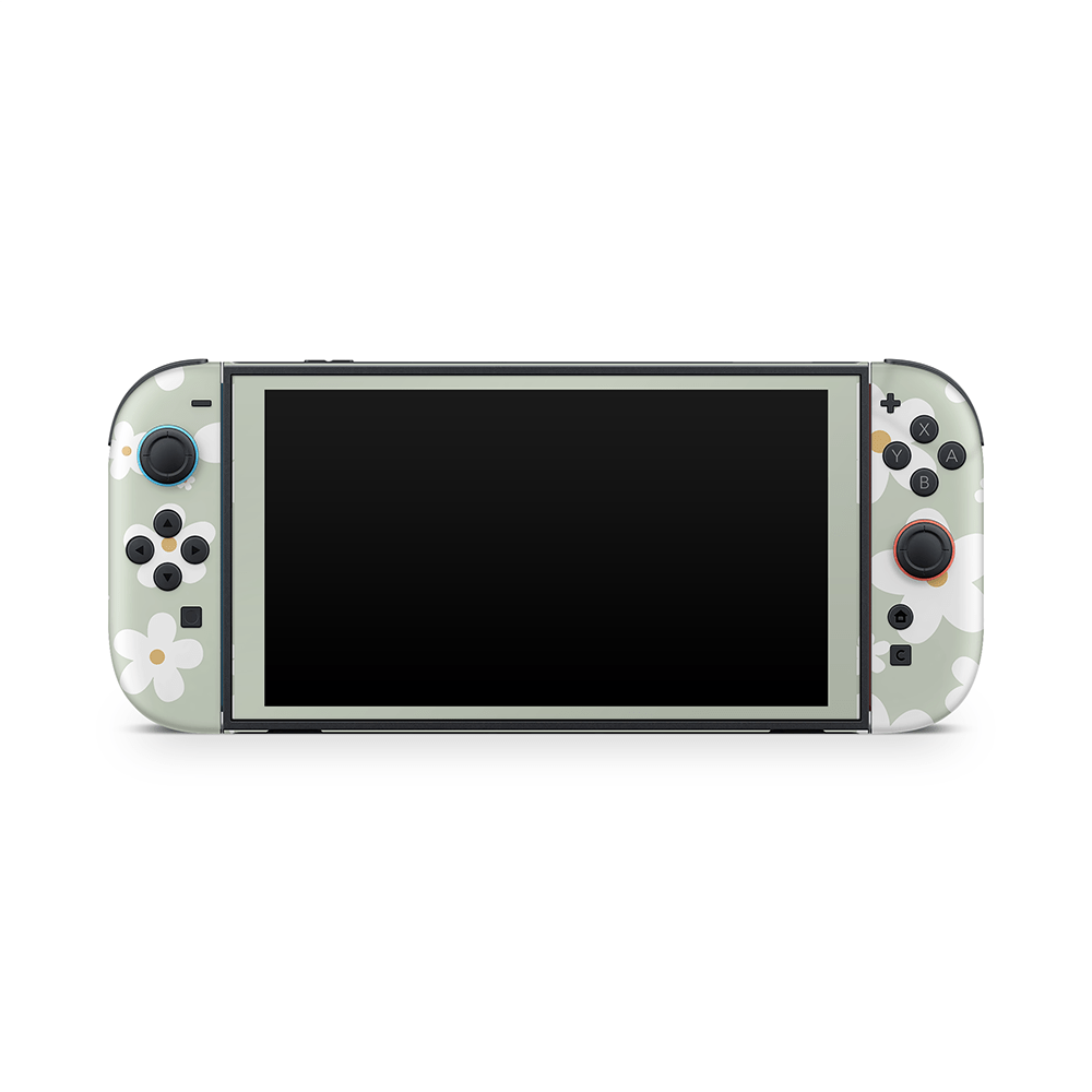 Sage Daisies Nintendo Switch 2 Skin