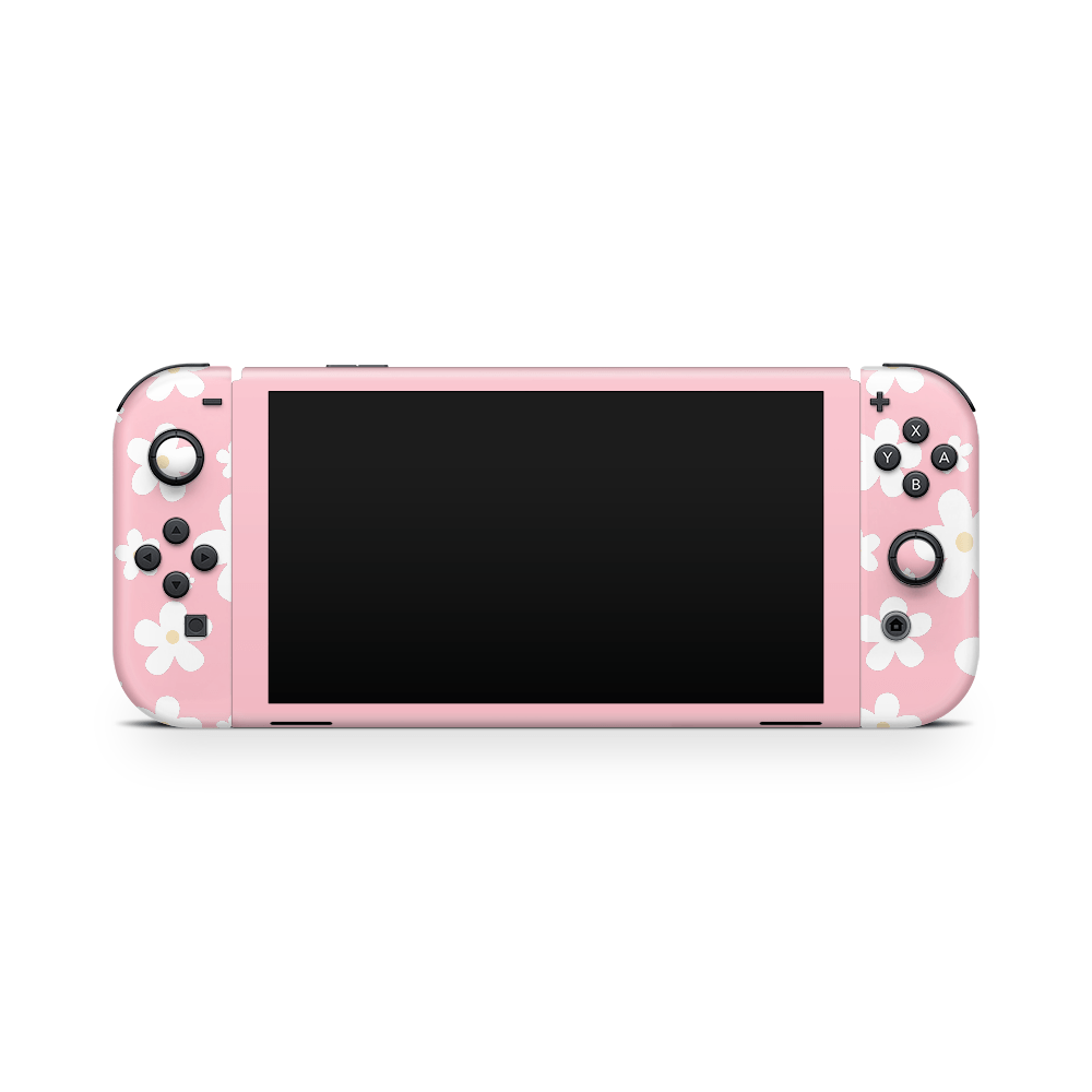 Sweet Daisies Nintendo Switch OLED Skin
