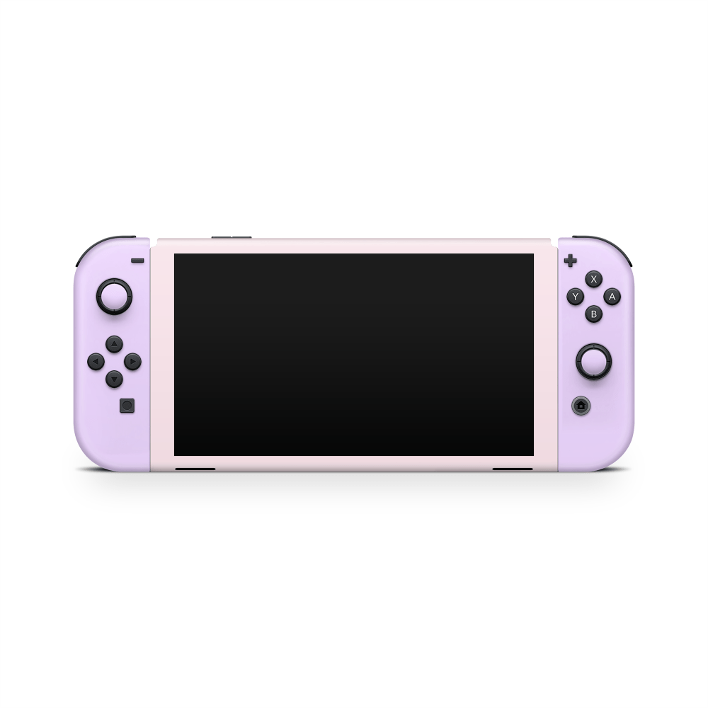 Ube Rose Swirl Nintendo Switch OLED Skin