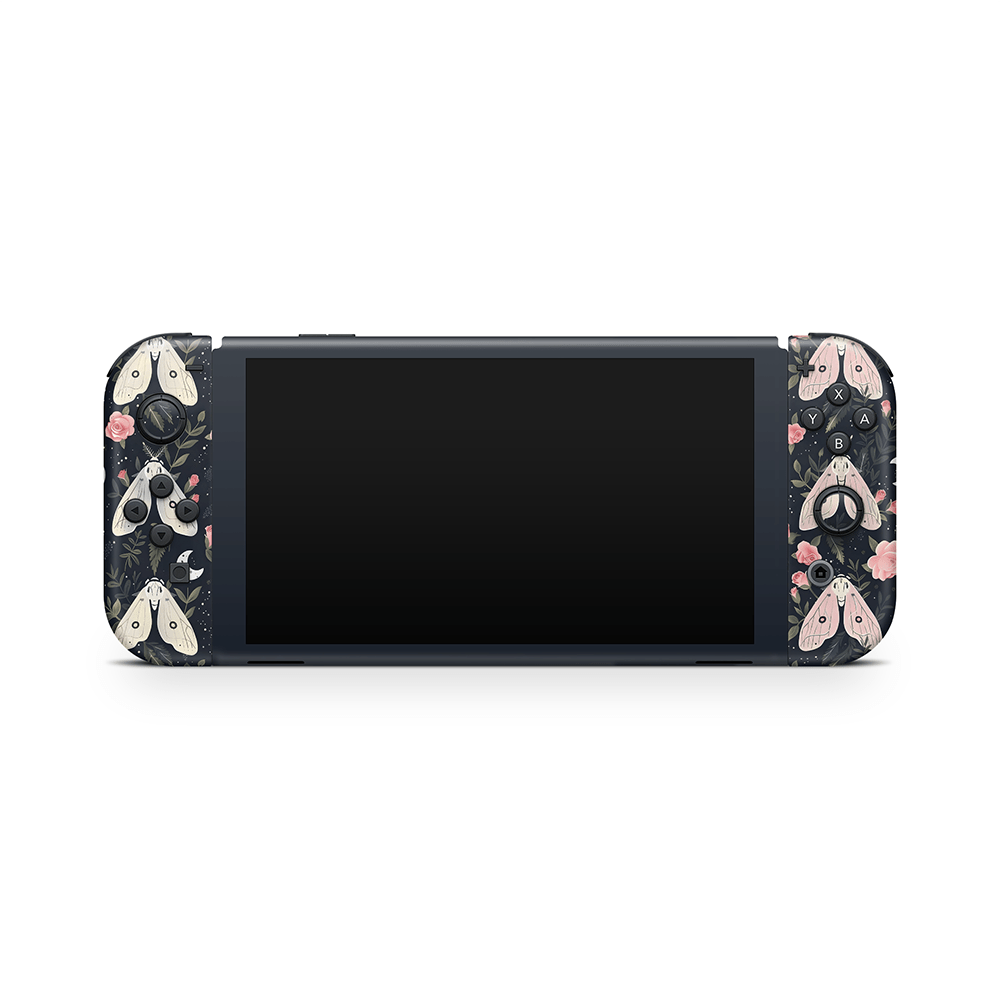 Gentle Moths Nintendo Switch OLED Skin