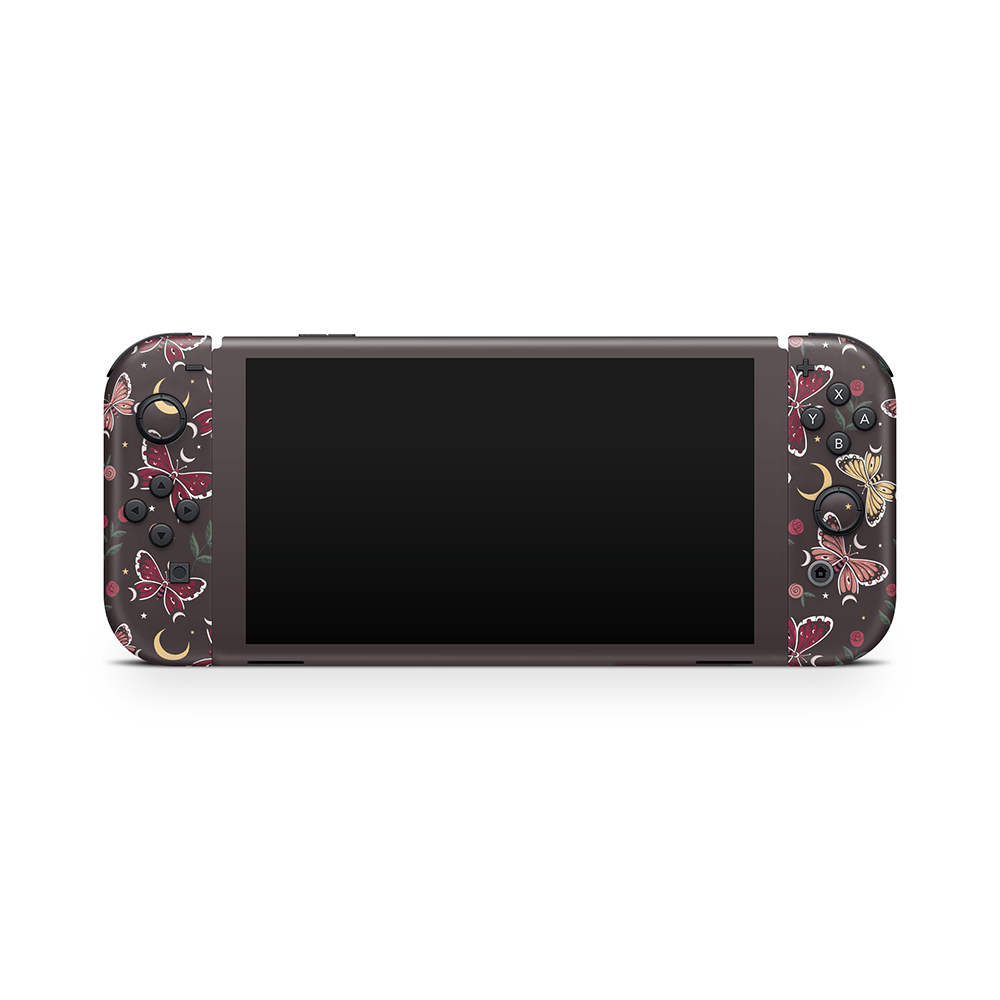Moon Moths Nintendo Switch OLED Skin