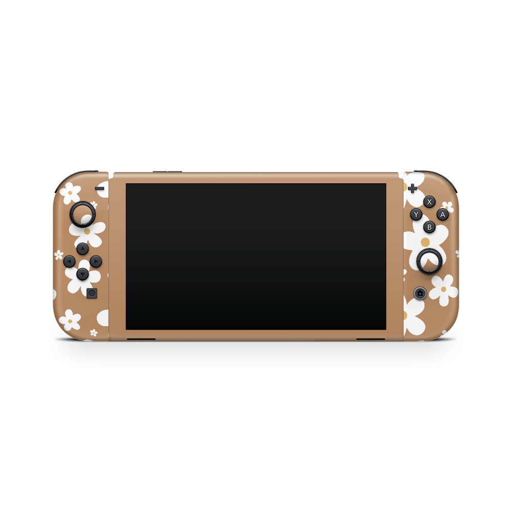 Woodland Daisies Nintendo Switch OLED Skin