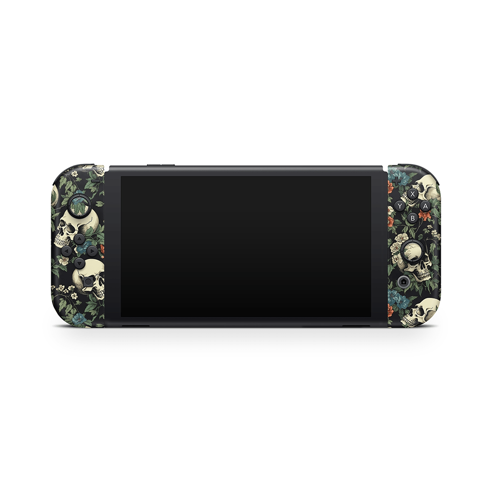 Garden of Skulls Nintendo Switch OLED Skin