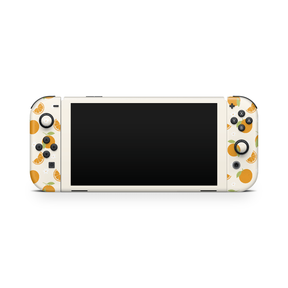 Sunkissed Citrus Nintendo Switch OLED Skin