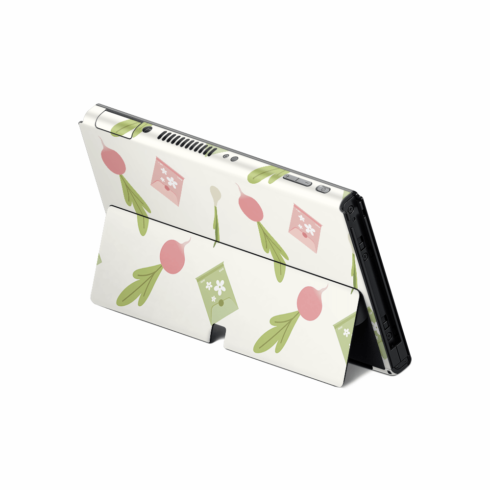 Budding Sprouts Nintendo Switch OLED Skin