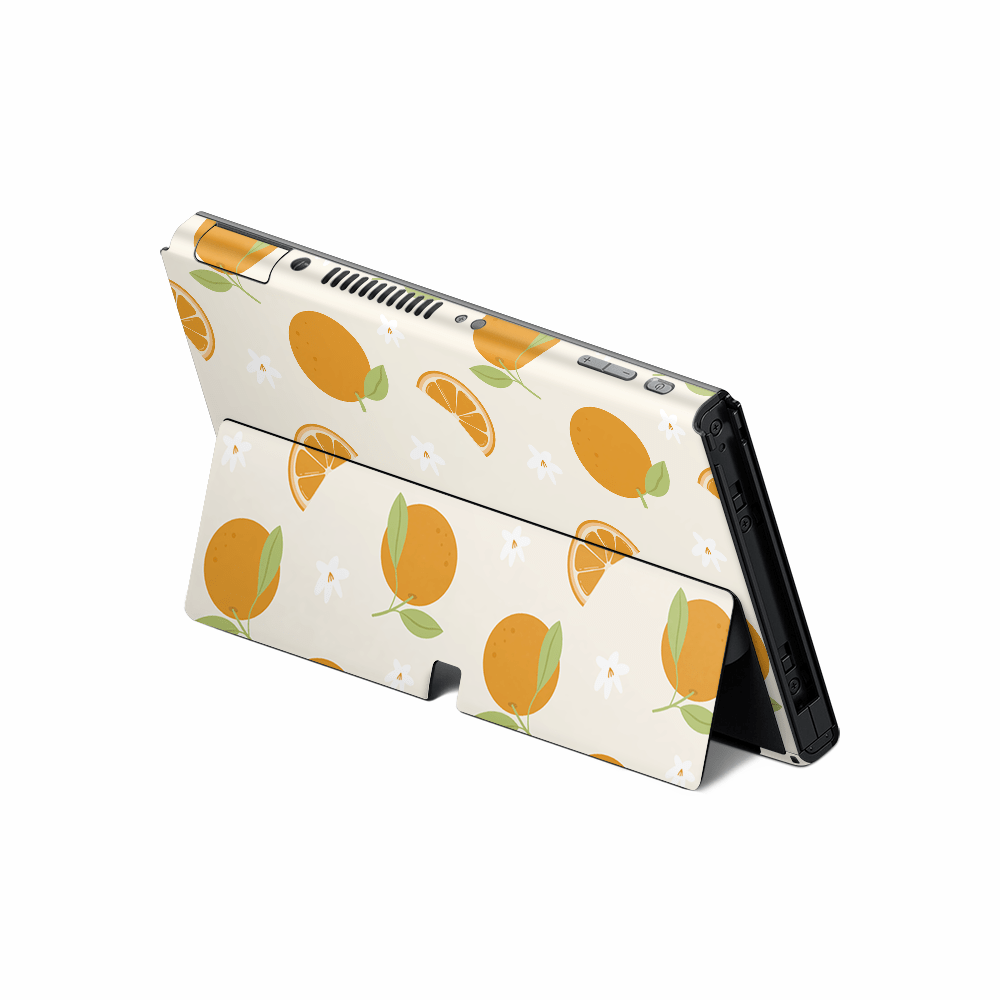 Sunkissed Citrus Nintendo Switch OLED Skin