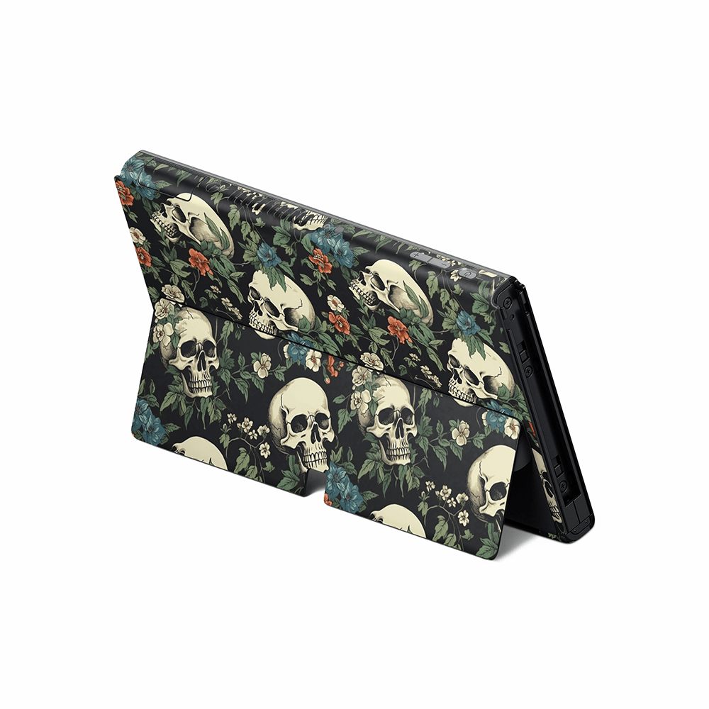 Garden of Skulls Nintendo Switch OLED Skin