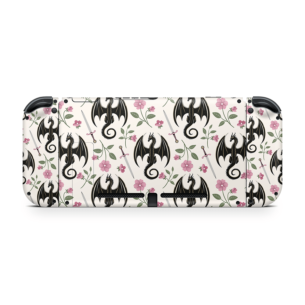 Emberpetal Dragons Nintendo Switch Skin