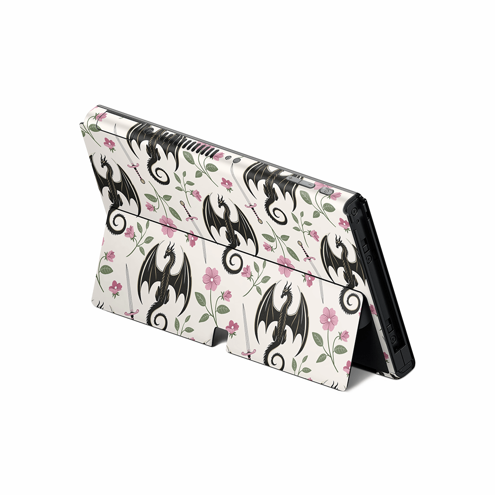 Emberpetal Dragons Nintendo Switch OLED Skin