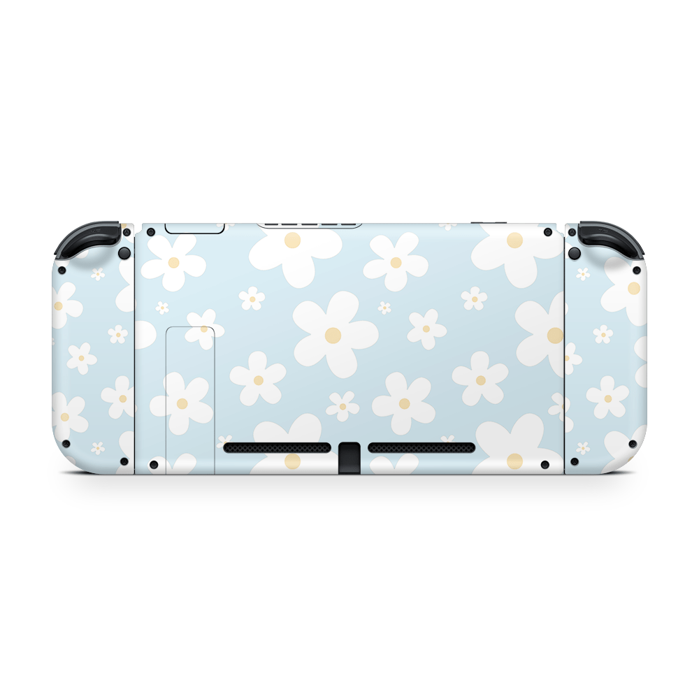 Serene Daisies Nintendo Switch Skin