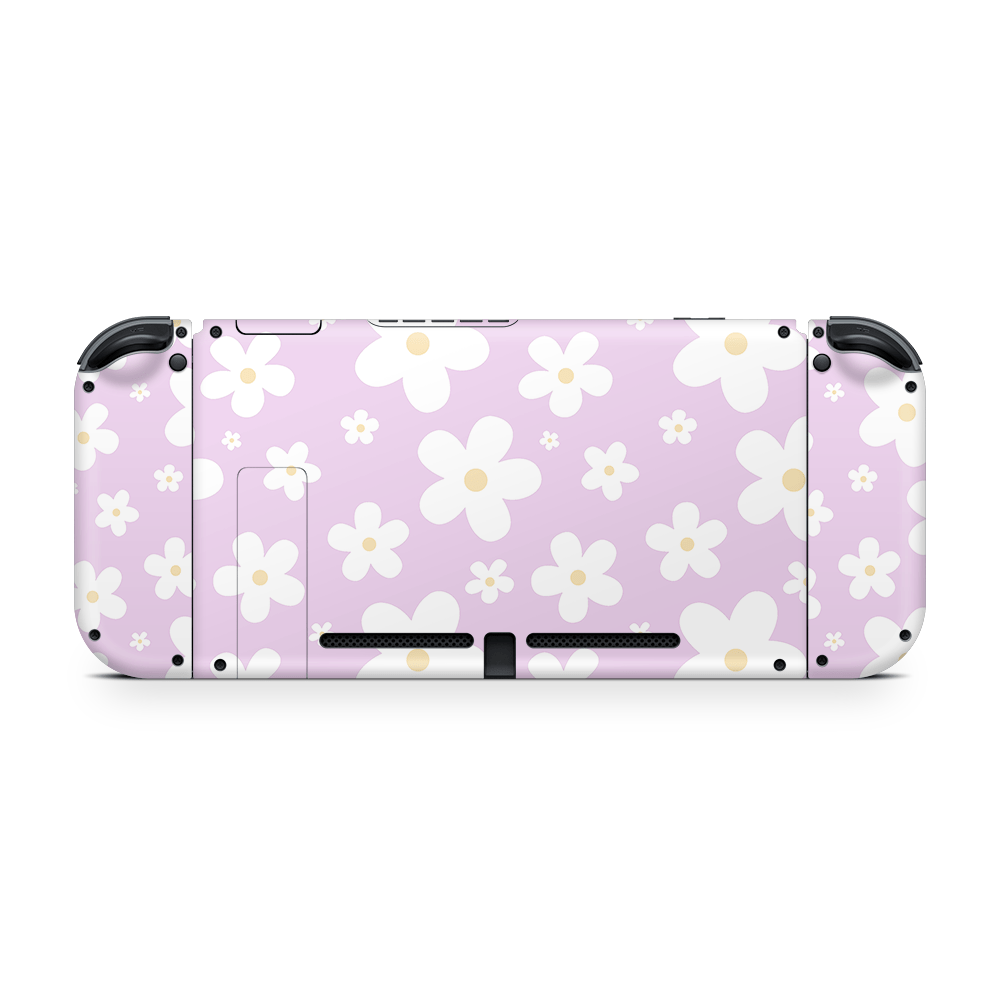 Aster Daisy Nintendo Switch Skin