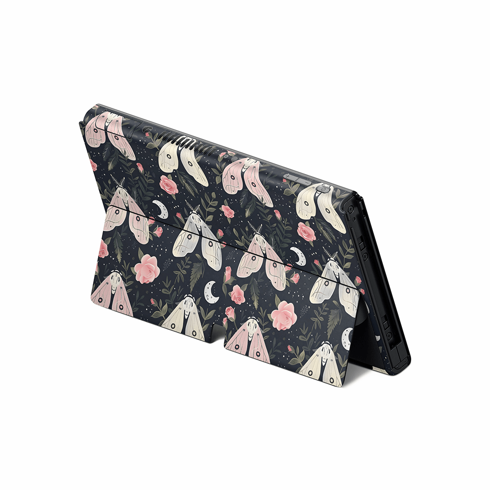 Gentle Moths Nintendo Switch OLED Skin
