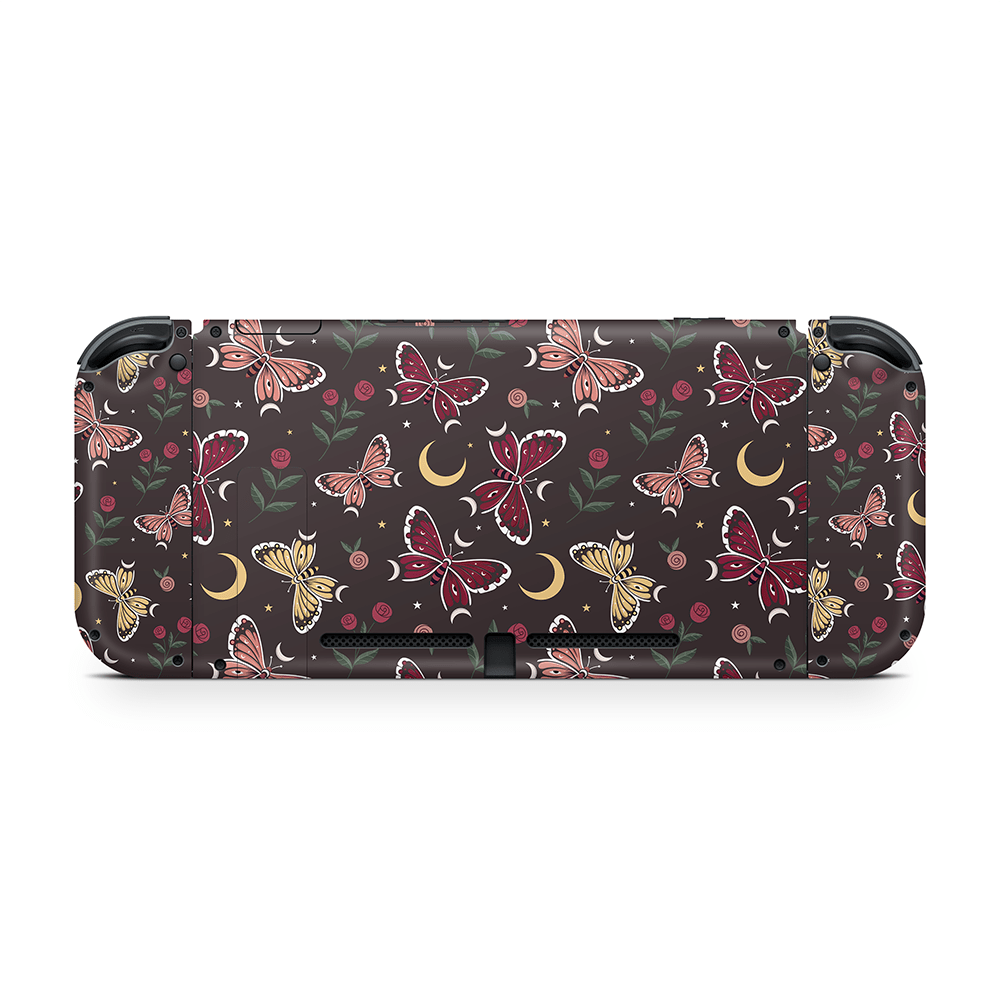 Moon Moths Nintendo Switch Skin
