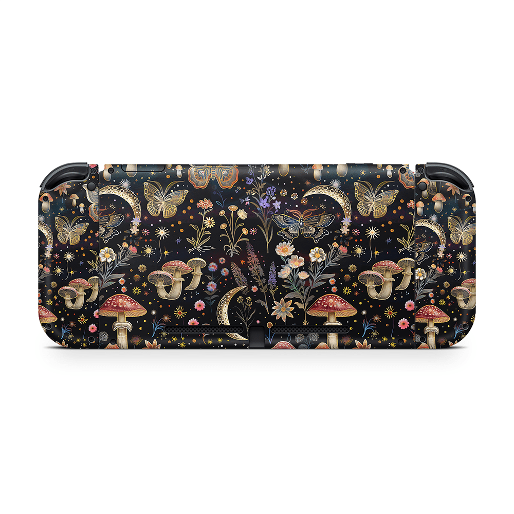 Sparkling Mushies Nintendo Switch Skin