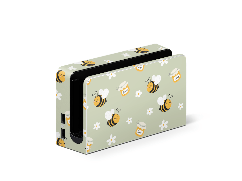 Honey Bees Nintendo Switch OLED Skin