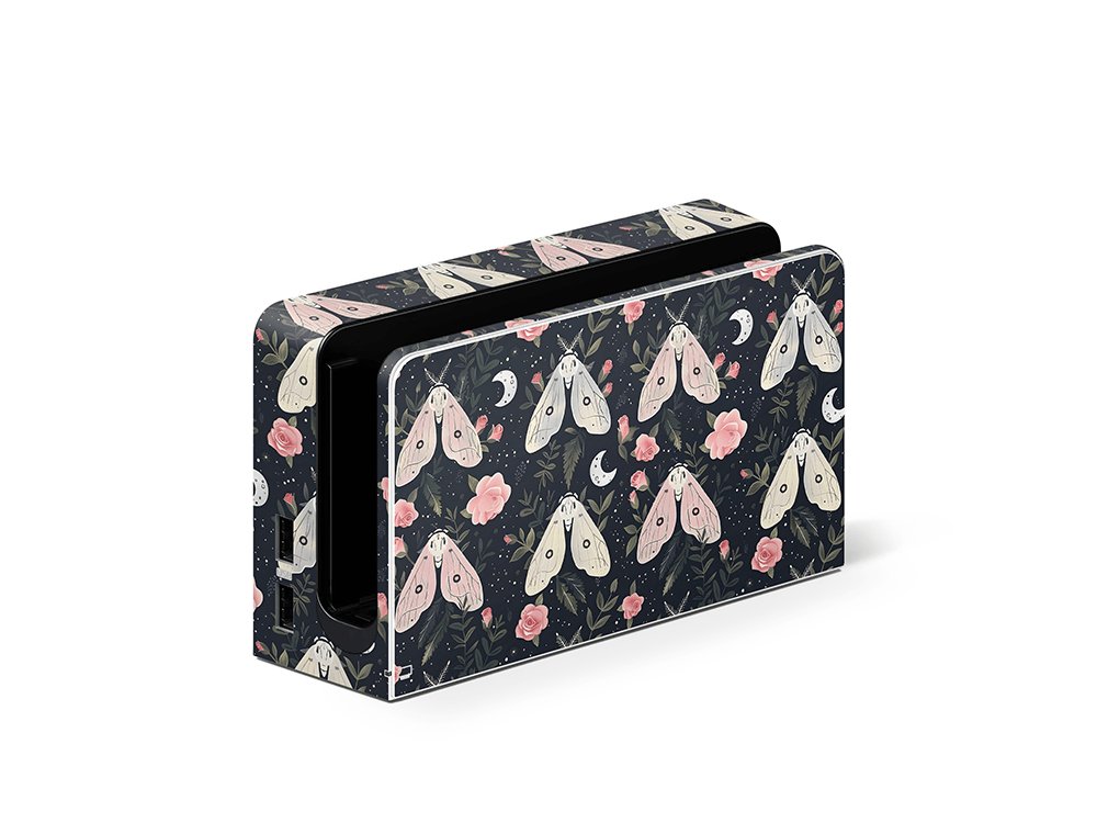 Gentle Moths Nintendo Switch OLED Skin