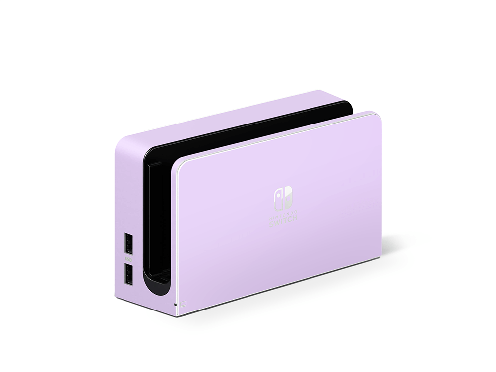 Ube Rose Swirl Nintendo Switch OLED Skin