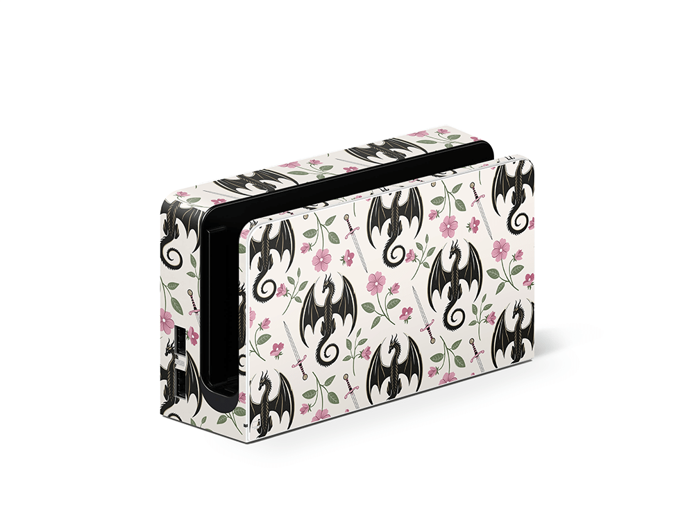 Emberpetal Dragons Nintendo Switch OLED Skin