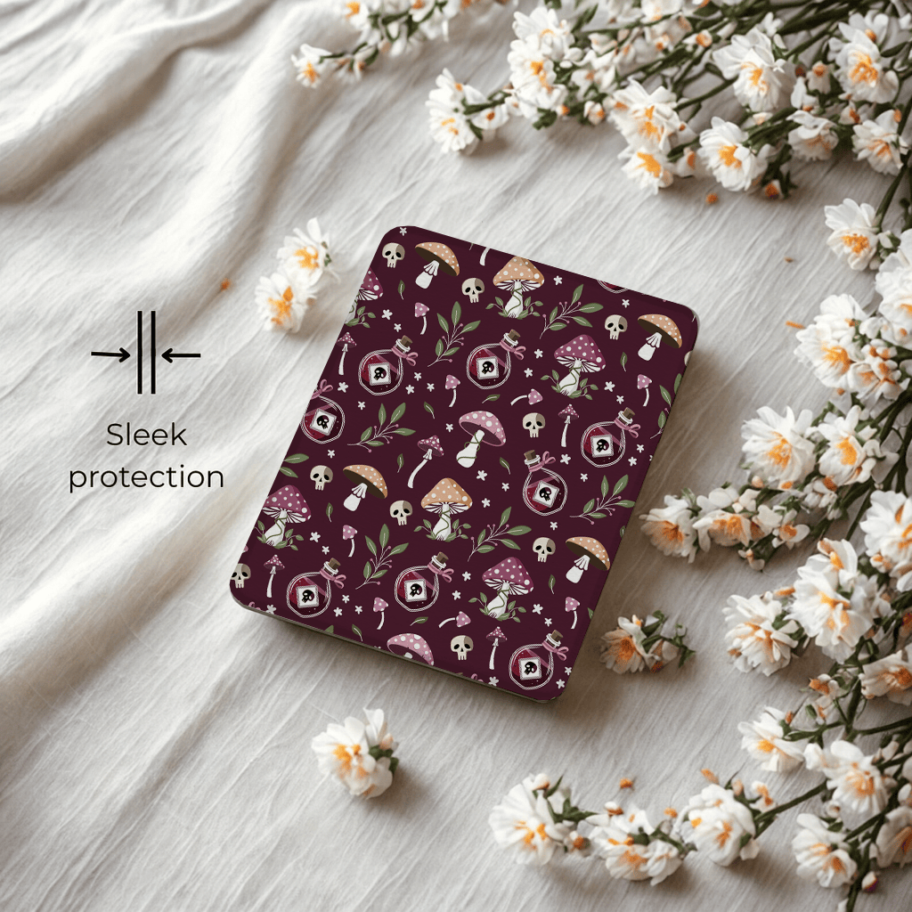 Scarlet Toxins Kindle Case | Built in Hand Strap & Back Magnets