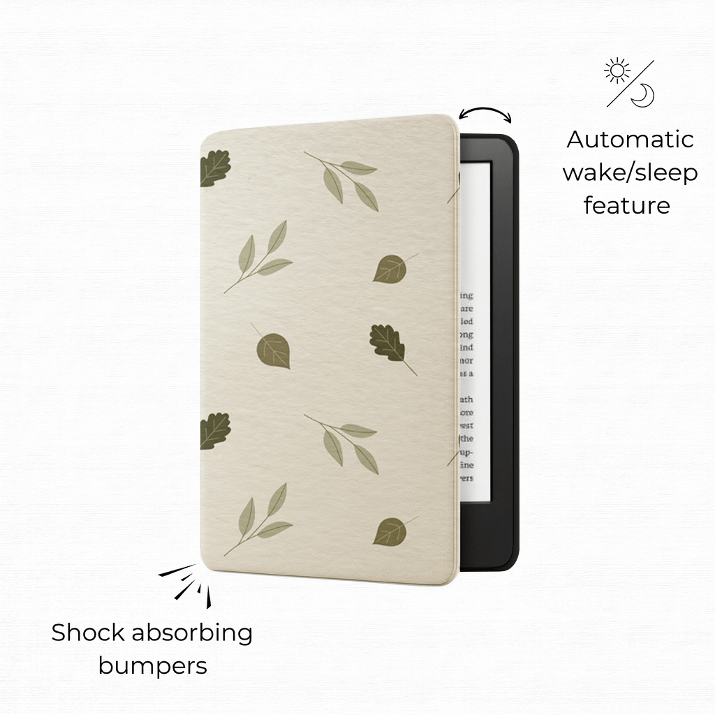 Leafy Foliage - Lightweight Everyday Kindle Case