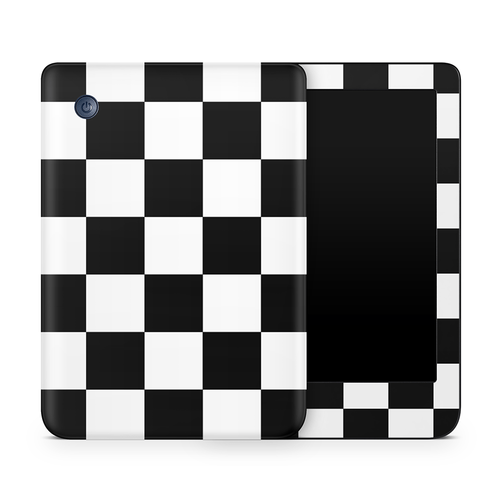 Black Checkered Kobo Skins