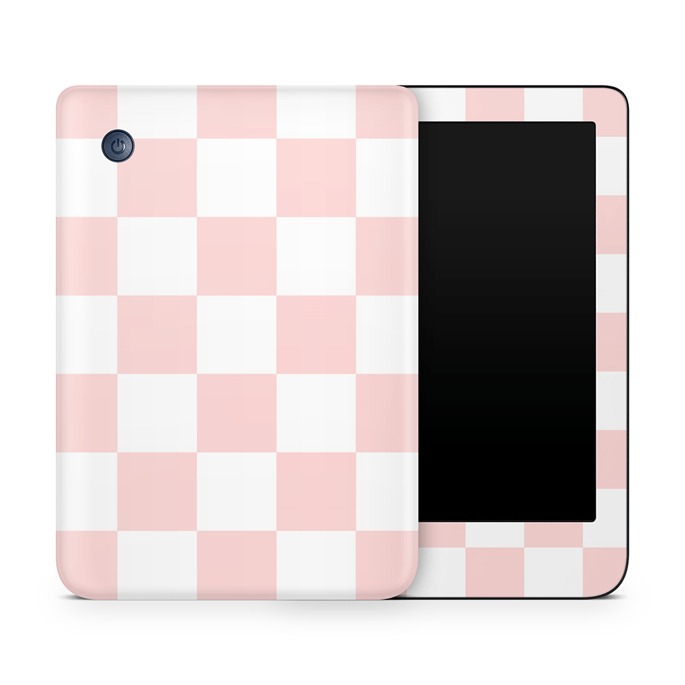 Pink Checkered Kobo Skins